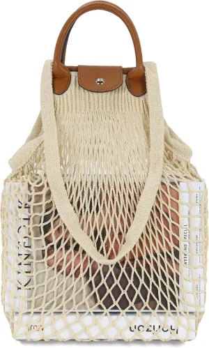Hibala Woven Bag for Women, Fishing net bag,Straw Mesh Tote Bag, Beach,Hobo Bag, Foldable Large Capacity