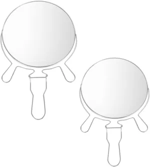 High Definition Rotating Makeup Mirror Double-Sided Tabletop Mirror Magnification Ideal for Bedroom Dressing Table