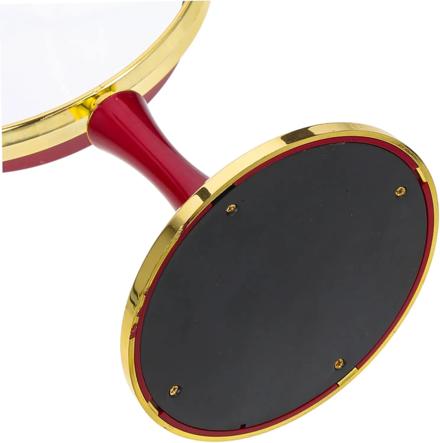 Homoyoyo Magnifying Makeup Mirror Desktop Mirror Makeup Mirror Magnifying Glass Miss Simple Stainless Steel Dressing Table Mirror Indoor Girl Cosmetics Double Sided Cosmetic Mirror