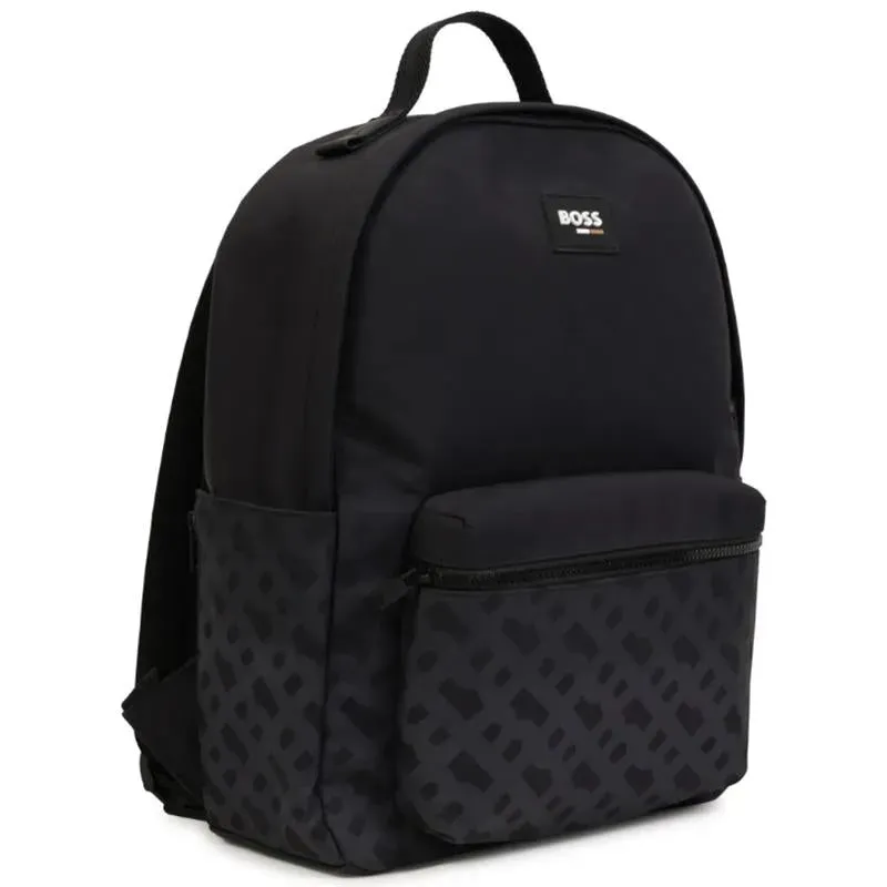 Hugo Boss Baby - Double B-Monogram Backpack Black