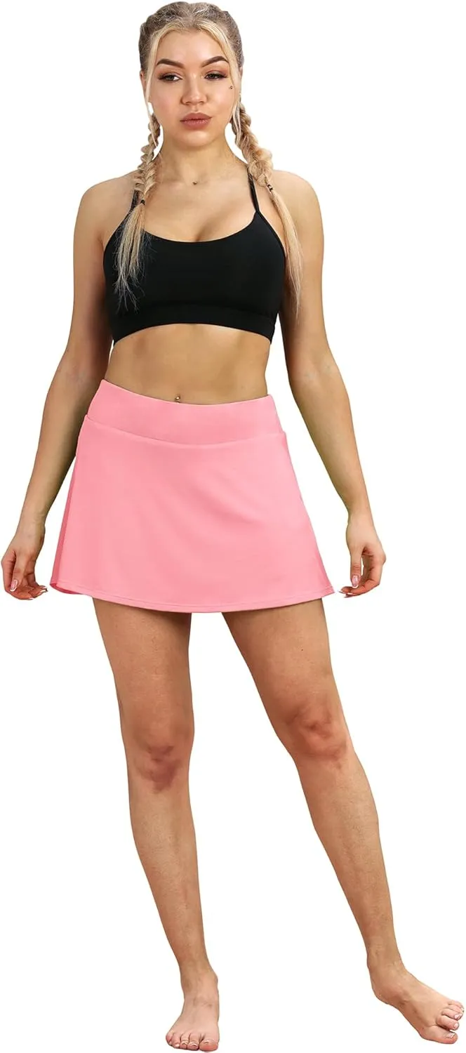 icyzone Athletic Skirts for Women - Workout Running Golf Tennis Skort with Pockets