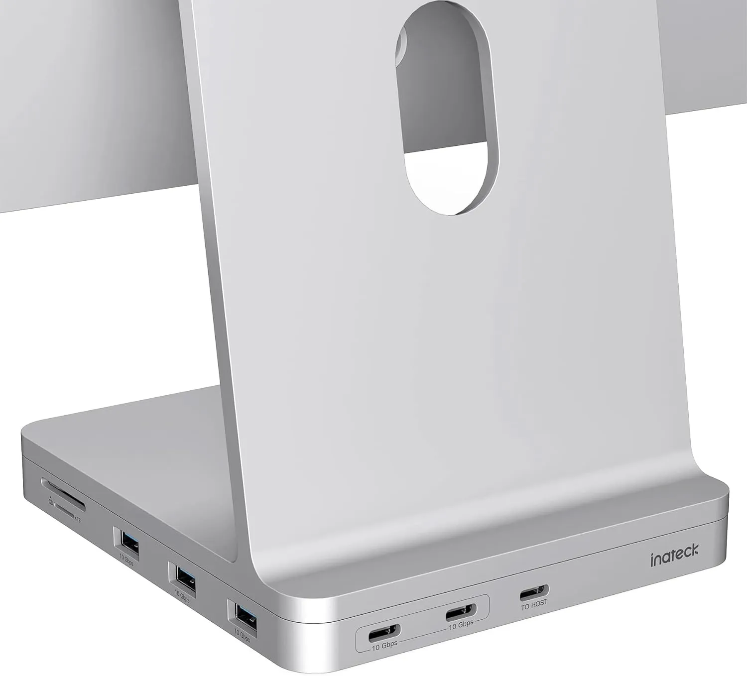 Inateck USB C Hub for iMac, Docking Station Compatible with iMac 24 Inch 2021/2023, USB 3.2 Gen 2, 8-in-1 Aluminium USB Hub with NVMe SSD Enclosure, USB C 10 Gbps and SD/TF Card Reader, DK2001