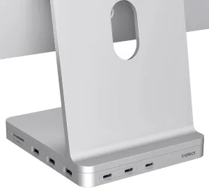 Inateck USB C Hub for iMac, Docking Station Compatible with iMac 24 Inch 2021/2023, USB 3.2 Gen 2, 8-in-1 Aluminium USB Hub with NVMe SSD Enclosure, USB C 10 Gbps and SD/TF Card Reader, DK2001