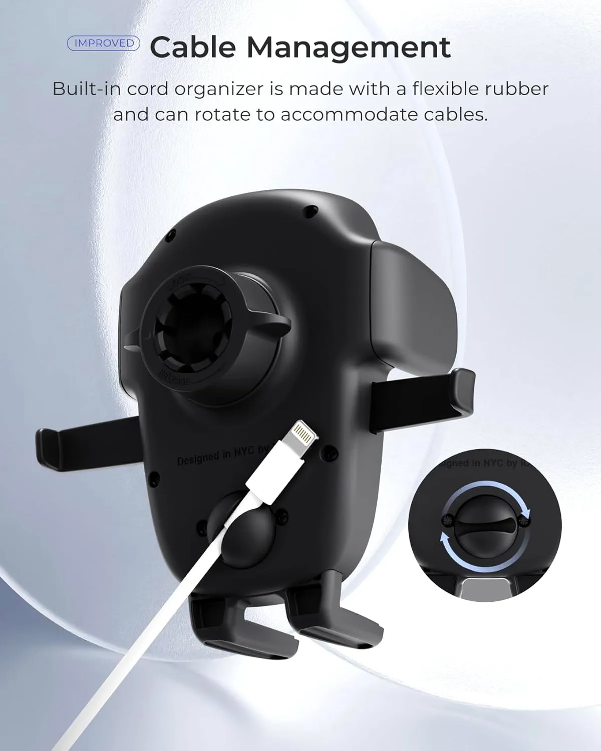 iOttie Easy One Touch Advanced Phone Mount for Tesla Model 3 and Model Y Screens - Universal Cell Phone Holder for iPhone, Google, Samsung, Moto, Huawei, Nokia, LG, and All Other Smartphones Black