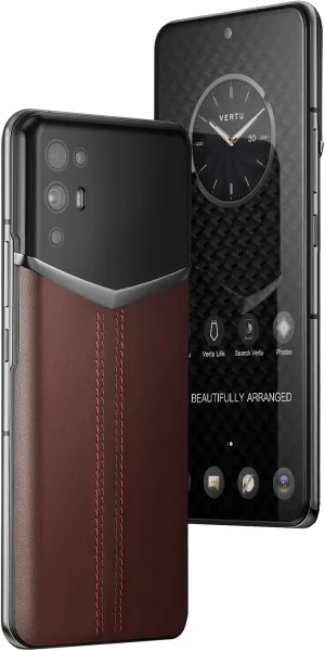 iVERTU Calfskin 5G Phone, Unlocked Smartphone, Secure Encrypted, 64MP Camera, 12 512G, 120Hz FHD (1080 * 2400) OLED Display, Dual SIM, Fast Charge (Stitched)
