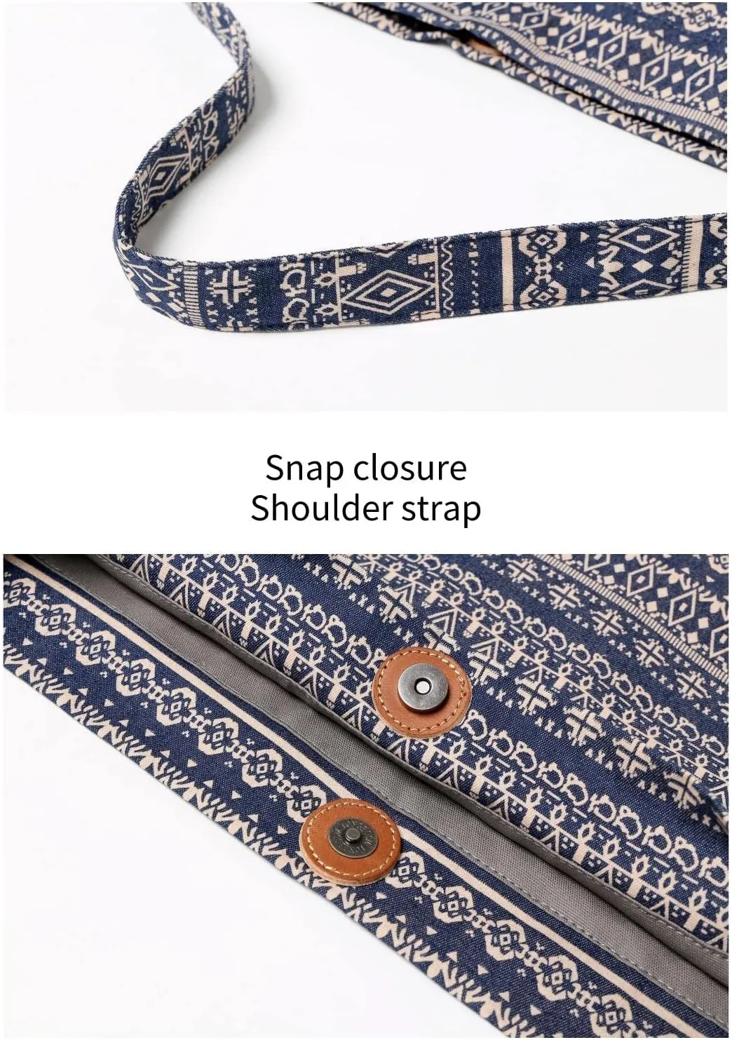 Jeelow Large Capacity Canvas Tote Bag Wide Straps Durable Shoulder Handbag for Women Daily Use Travel Shopping
