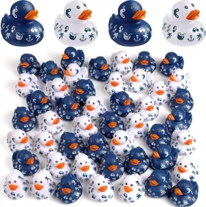 Jerify 120 Pcs Cruise Ships Sailing Ducks 2 Inch Summer Beach Rubber Ducks Bulk Cruise Ship Toys for Carnival Party Birthday Gifts Classroom Incentives and Bath Pool Activity