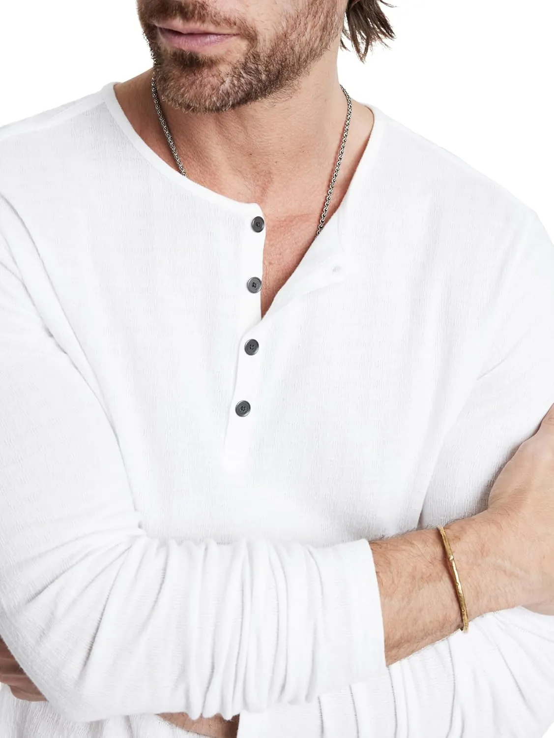 John Varvatos Men's Walden Henley