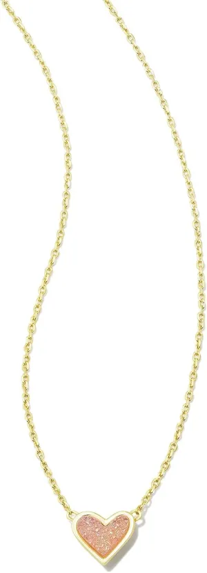 Kendra Scott Framed Ari Heart Pendant Necklace, Fashion Jewelry for Women