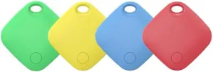 Key Finder 4 Pack Tag Bluetooth Tracker for Luggage Works with Apple Find My Smart Tracker Locator for Suitcase, Bag, Backpack, Wallet, Replaceable Battery Smart tag Item Finder