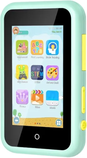 Kids Smart Phone Toy for Boys,4" Large Touchscreen Toddler Smart Phone Learning Toys,Kids Toys Cell Phone with Dual Camera, Music Player, Puzzle Game Christmas Birthday Gifts for Kids Ages 3-12