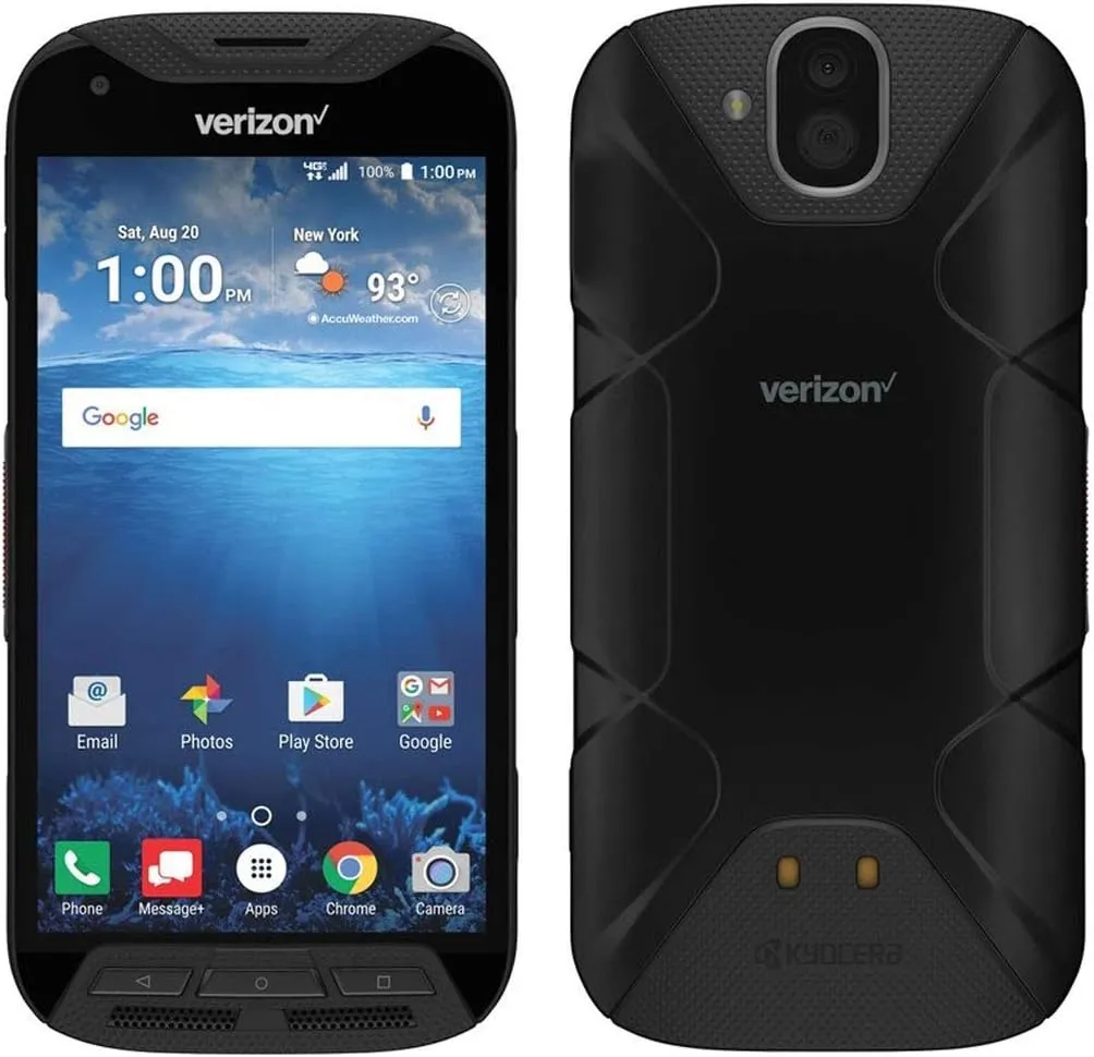 Kyocera DuraFORCE E6810 Pro w/Sapphire Shield Verizon Rugged 4G Android Smart Phone (Renewed)