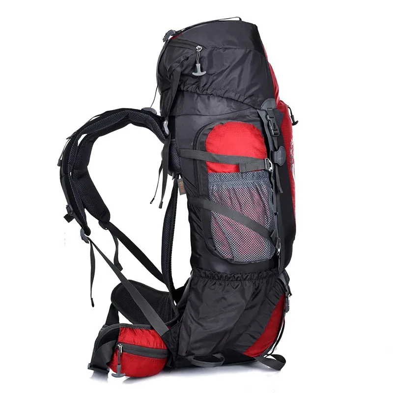 Large 85L Outdoor Backpack Travel Multi-purpose Climbing Backpacks Hiking Big Capacity Rucksacks Camping Waterproof Sports Bags