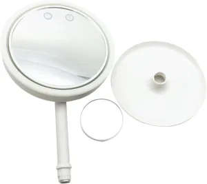 Led Makeup Mirror with Light 180° Rotating Abs Material Desktop Vanity Mirror Fill Light Folding Perfect for Home
