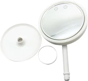 LED Vanity Mirror Fill Light 180° Rotating Makeup Mirror Round 3-in-1 for Daily Use