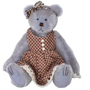 Lila - Teddy Bear Purple Miniature Mohair Artist OOAK Collectable 5 1/2 inches