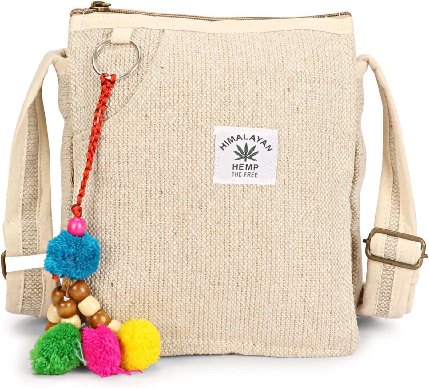 LONGING TO BUY Hemp Sling Bag, Hemp Crossbody Bag for Men & Women