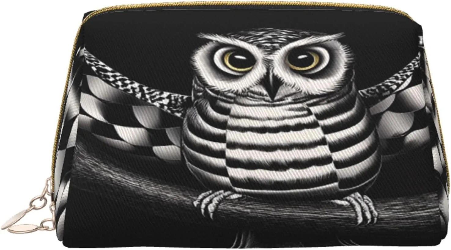 Makeup Bag Women Toiletrie Showe Brush Skin Care Travel Organizer Purse Me Large Makeup Purse Accessories, Tote Illusion and psychedelic art