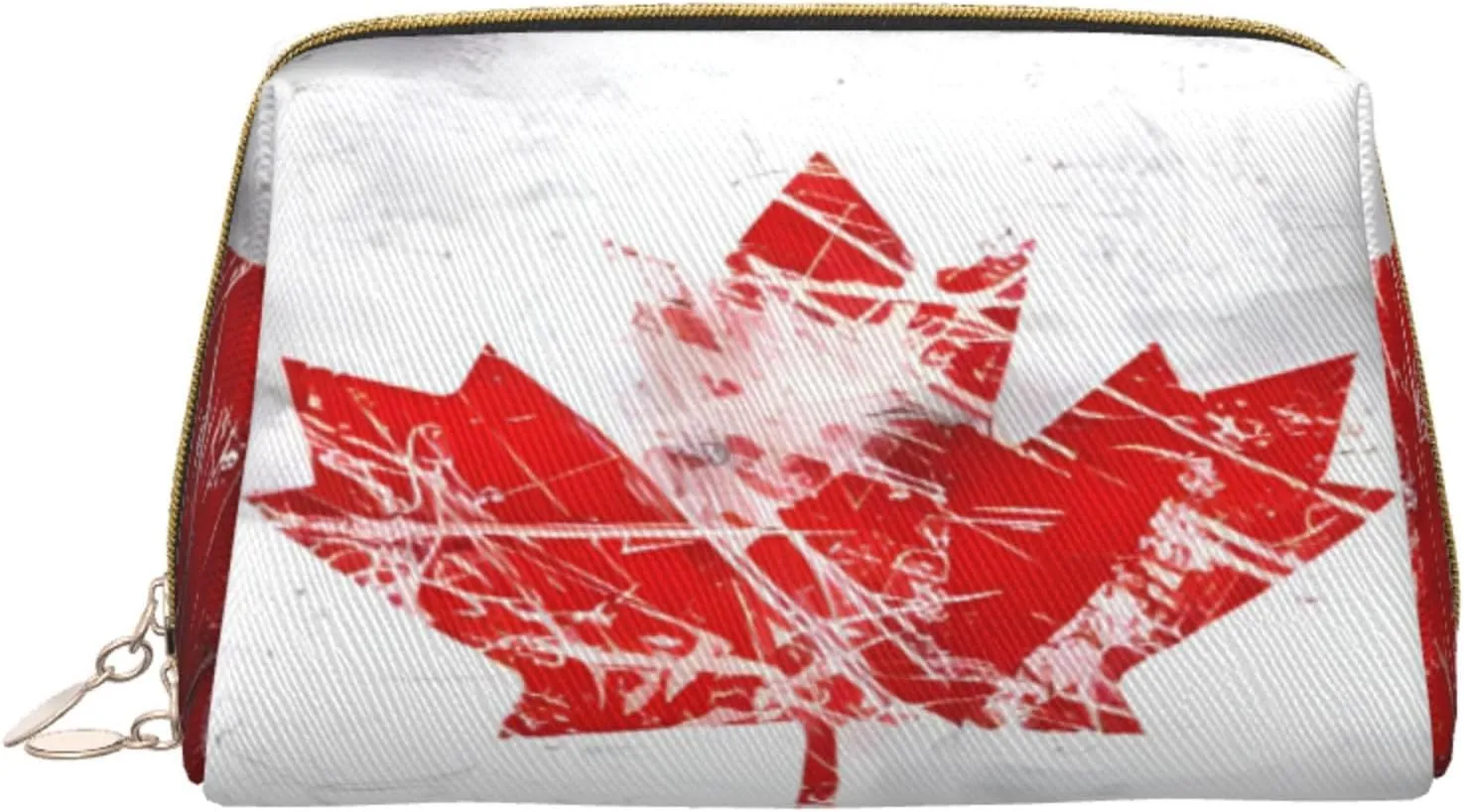 Makeup Bag Women Toiletrie Showe Brush Skin Care Travel Organizer Purse Me Large Makeup Purse Accessories, Tote Retro Canada Flag