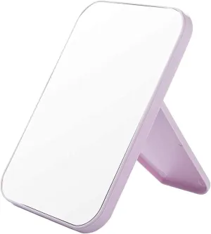 Makeup Mirror Makeup Mirror HD Makeup Mirrors,Desktop Vanity Mirror,Beauty Princess Mirror,Folding Table Square Mirror,Desktop Portable Dressing Mirror Portable Small Mirror (Color : Blue)