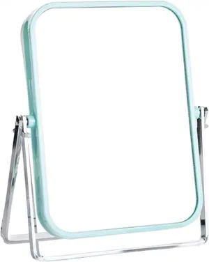 Makeup Mirror Makeup Mirror Makeup Mirror, Portable Folding Mirror, Dormitory Desktop Vanity Mirror, Metal Frame Princess Mirror, HD Double- Sided Cosmetic Mirror Portable Small Mirror