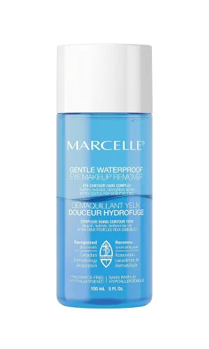 Marcelle Gentle Waterproof Eye Makeup Remover, New Eye Contour Care Complex, 150 mL