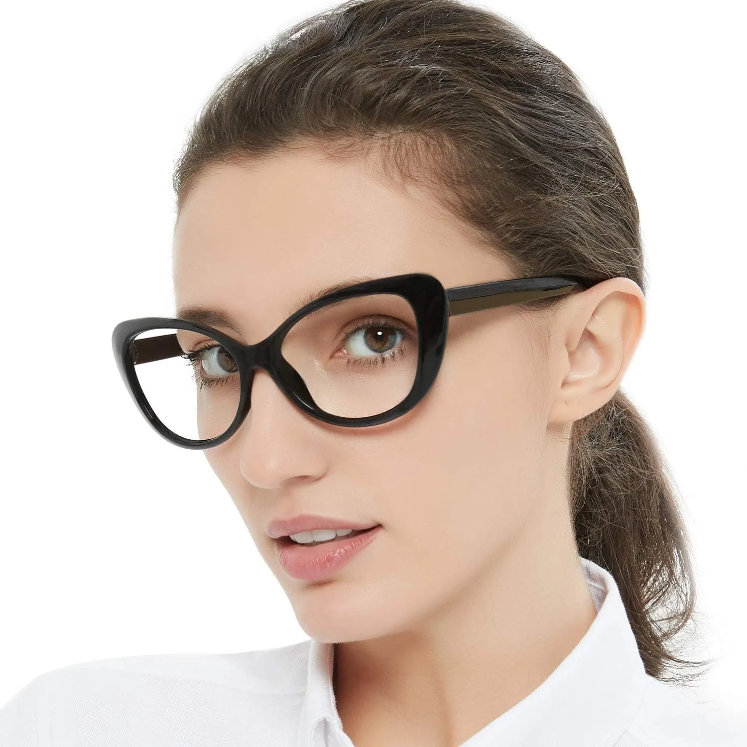 MARE AZZURO Oversized Reading Glasses Women Stylish Cat Eye Readers 0 1.0 1.5 2.0 2.5 3.0 3.5