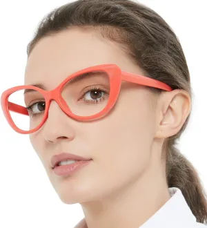 MARE AZZURO Oversized Reading Glasses Women Stylish Cat Eye Readers 0 1.0 1.5 2.0 2.5 3.0 3.5