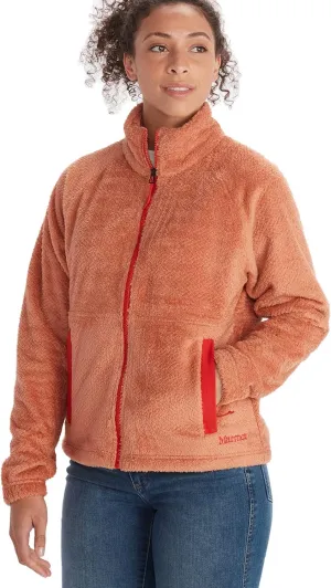 MARMOT Women's Homestead Full-Zip Jacket - Blanket-Soft High-Pile Sherpa Fleece