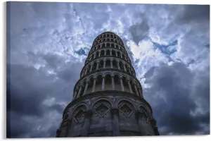 MAXZIZ The Leaning Tower of Pisa Scenic Spots Room Aesthetics Posters Canvas Posters Bedroom Decoration Sports Office Decoration Gifts Wall Art Decoration Printing Posters 16x24inch(40x60cm)