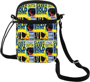 MEIKIUP Sorority Makeup Bag Gift Sorority Paraphernalia Gift You are Braver Than You Believe Makeup Bag (Royal CB)