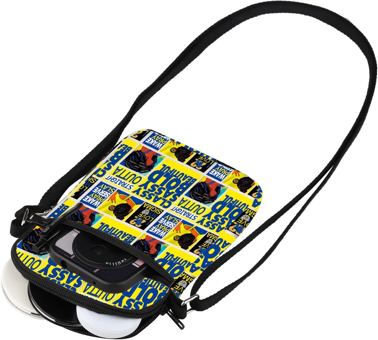MEIKIUP Sorority Makeup Bag Gift Sorority Paraphernalia Gift You are Braver Than You Believe Makeup Bag (Royal CB)