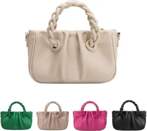 Melie Bianco Handmade Gracelyn Bag - Recycled Vegan Leather Purse - Luxury Small Purse Bag