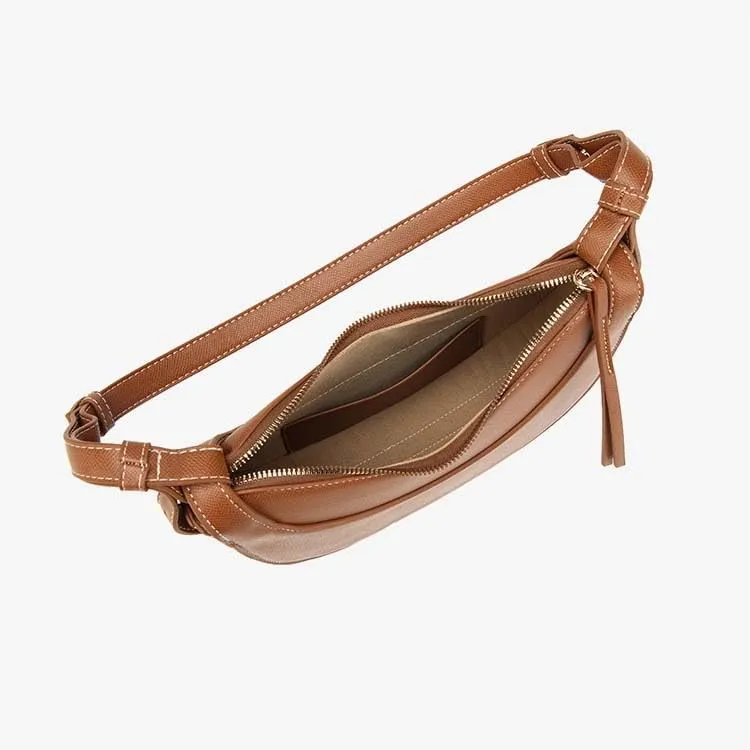 Molodo Saddle Bag for Women PU Crescent Bag Casual Shoulder Bag for Travel Designer Handbag Purses Trendy Hobo Handbag