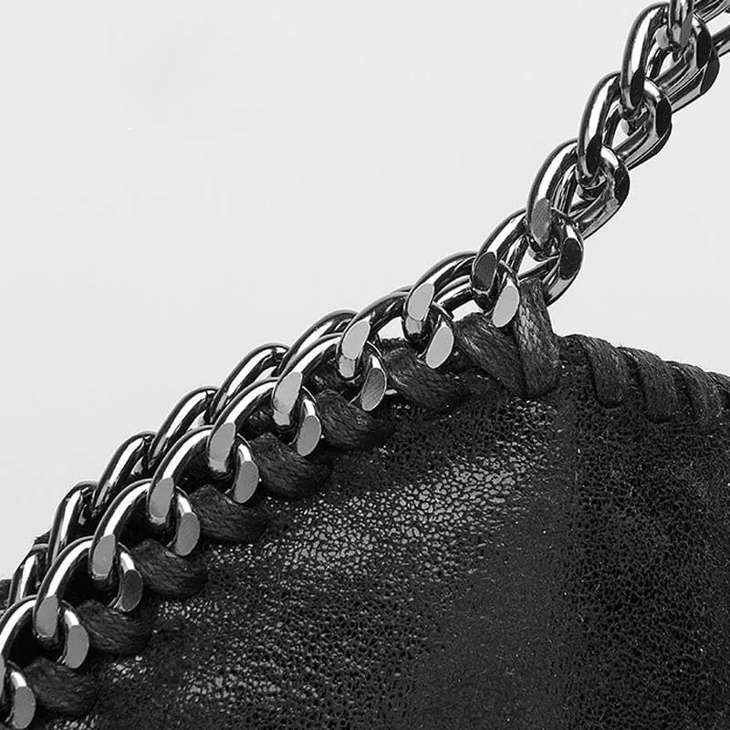 Molodo Trendy Chain Shoulder Bag for Women PU Leather Designer Satchel Bag Large Tote Bag Trendy Hobo Handbag Purses