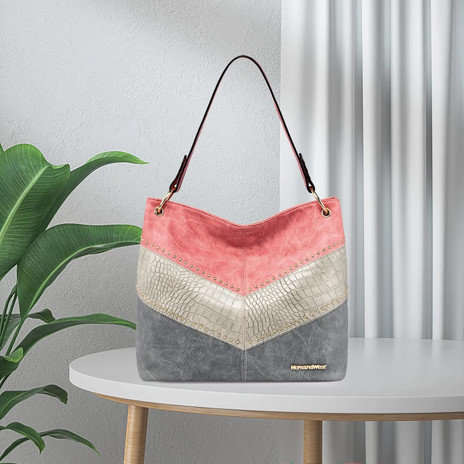 Montana West Purses for Women Hobo Shoulder Handbags with Zipper