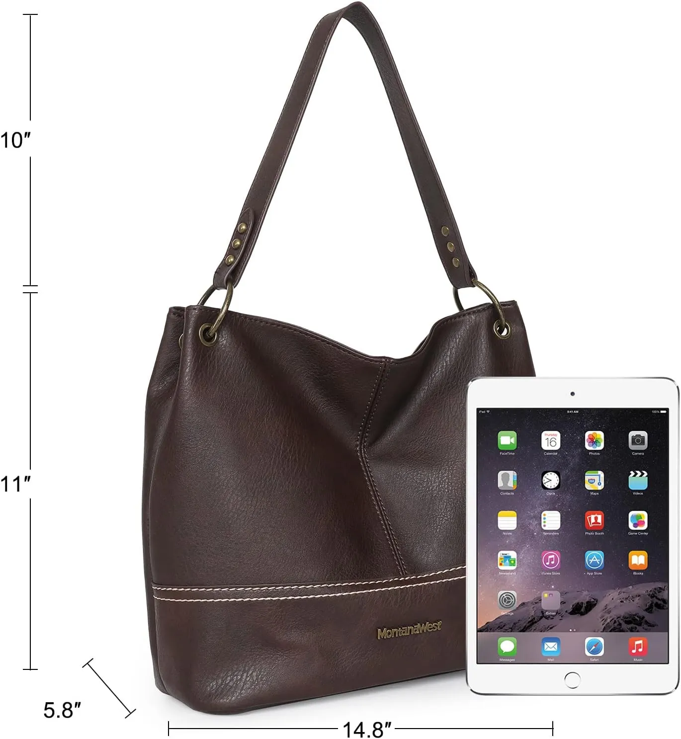 Montana West Purses for Women Hobo Shoulder Handbags with Zipper