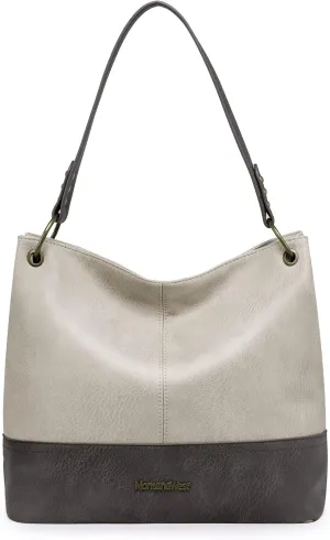 Montana West Purses for Women Hobo Shoulder Handbags with Zipper