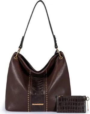 Montana West Purses for Women Hobo Shoulder Handbags with Zipper