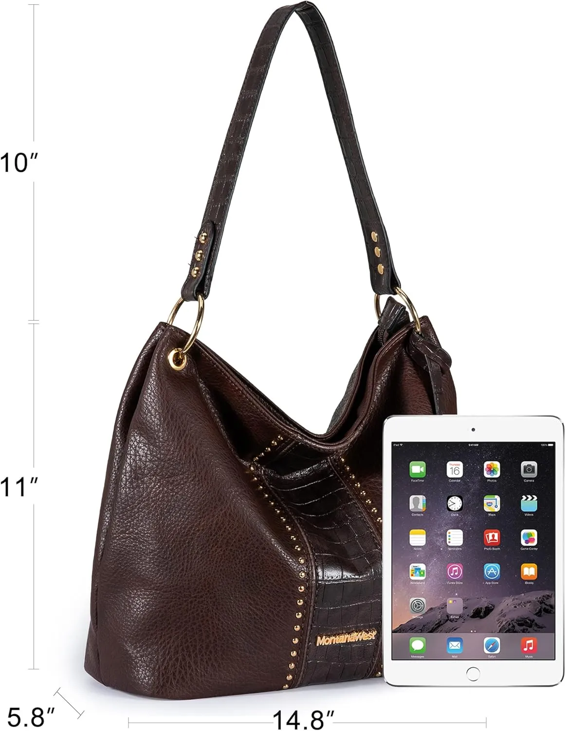 Montana West Purses for Women Hobo Shoulder Handbags with Zipper