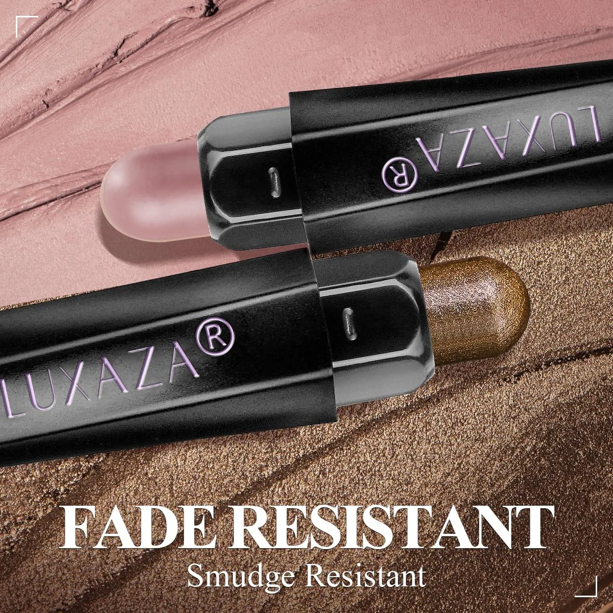 Neutral Eyeshadow Stick Makeup Set, Metallic Shimmer Matte Cream Eye Shadow Eyeliner Brightener Pencil Crayon - Classic 6PCS A016