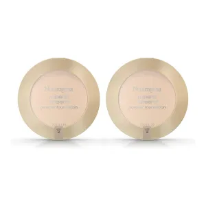 Neutrogena Mineral Sheers Compact Powder Foundation, Lightweight & Oil-Free Mineral Foundation, Fragrance-Free, Classic Ivory 10,.34 oz (Pack of 2)