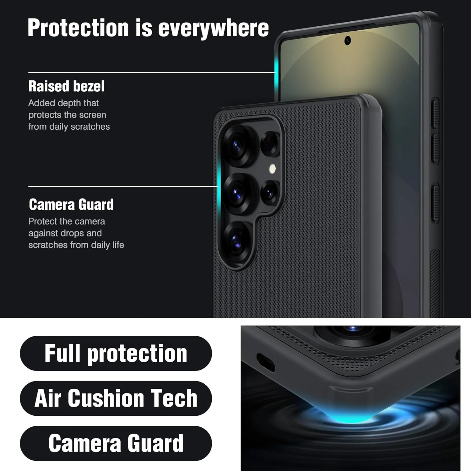 Nillkin for Samsung Galaxy S25 Ultra Case - Slim & Tough - S25 Ultra Case Pocket-Friendly, with Port Protection, Red