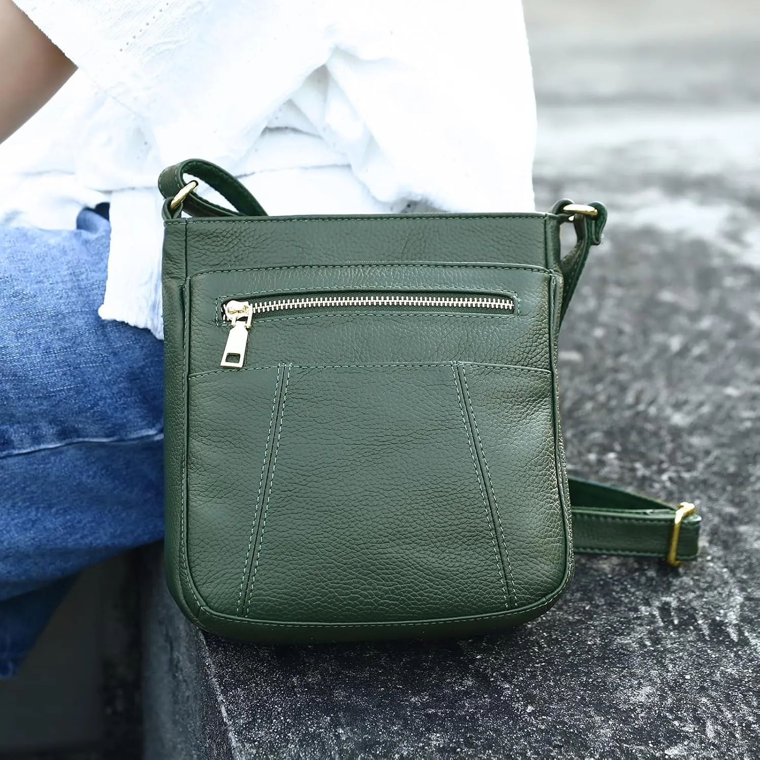 NIUCUNZH Genuine Leather Crossbody Bags Womens Lightweight Shoulder Purse ladies Small Hobo Handbag