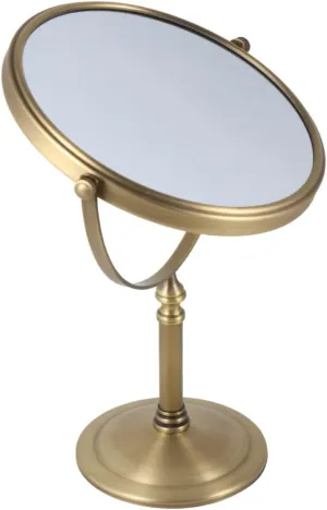 NOLITOY Metal Frame Glass Makeup Mirror 3X Magnification Large Double Side Mirror for Cosmetics