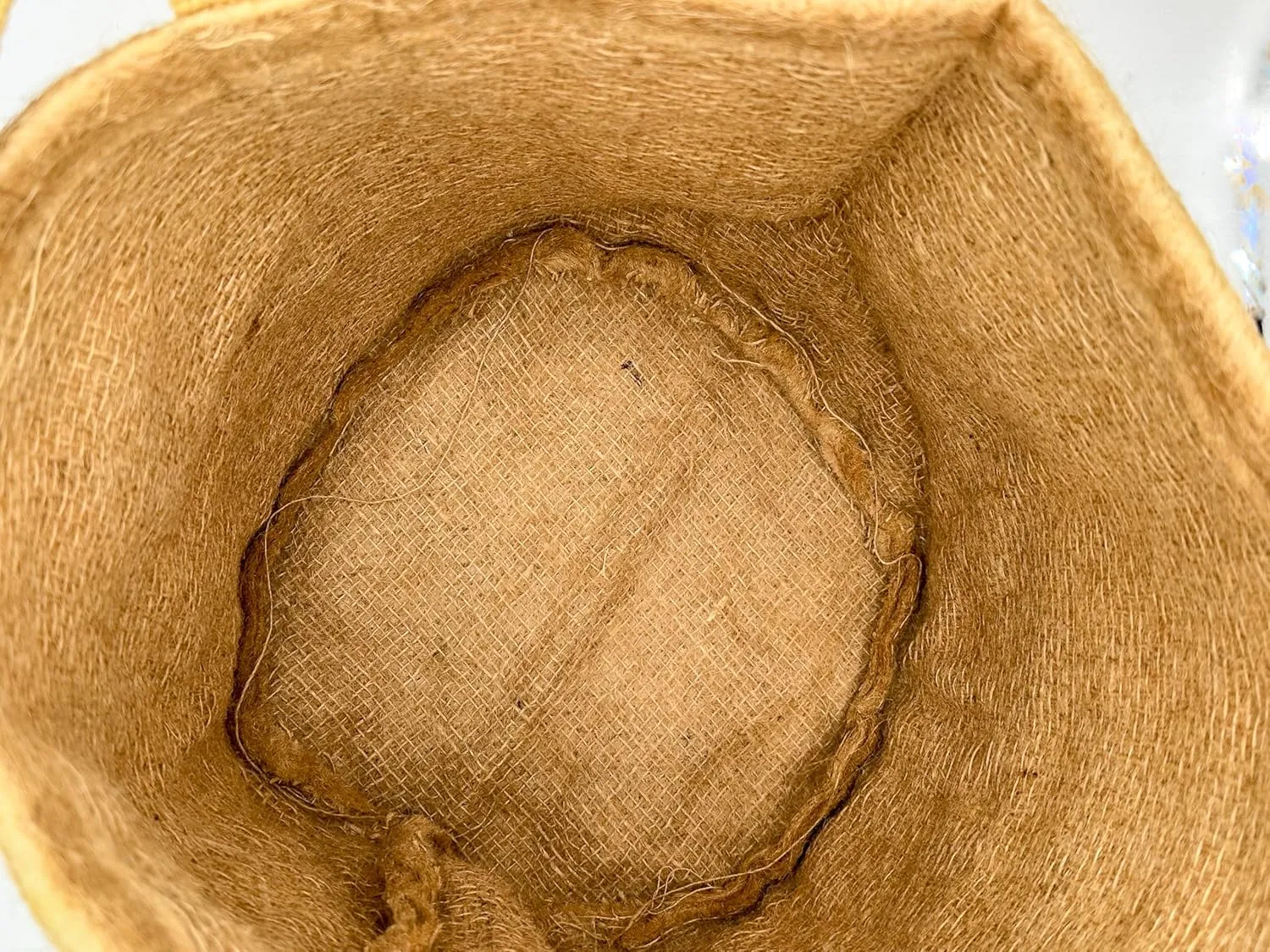 Non-Woven Jute Fabric Grow Bag with Handles, Biodegradeable Pot, 100% Natural Fiber, Breathable, Fast Root Growth, Available in 3 & 5 Gallon. (1, 5 Gallon)