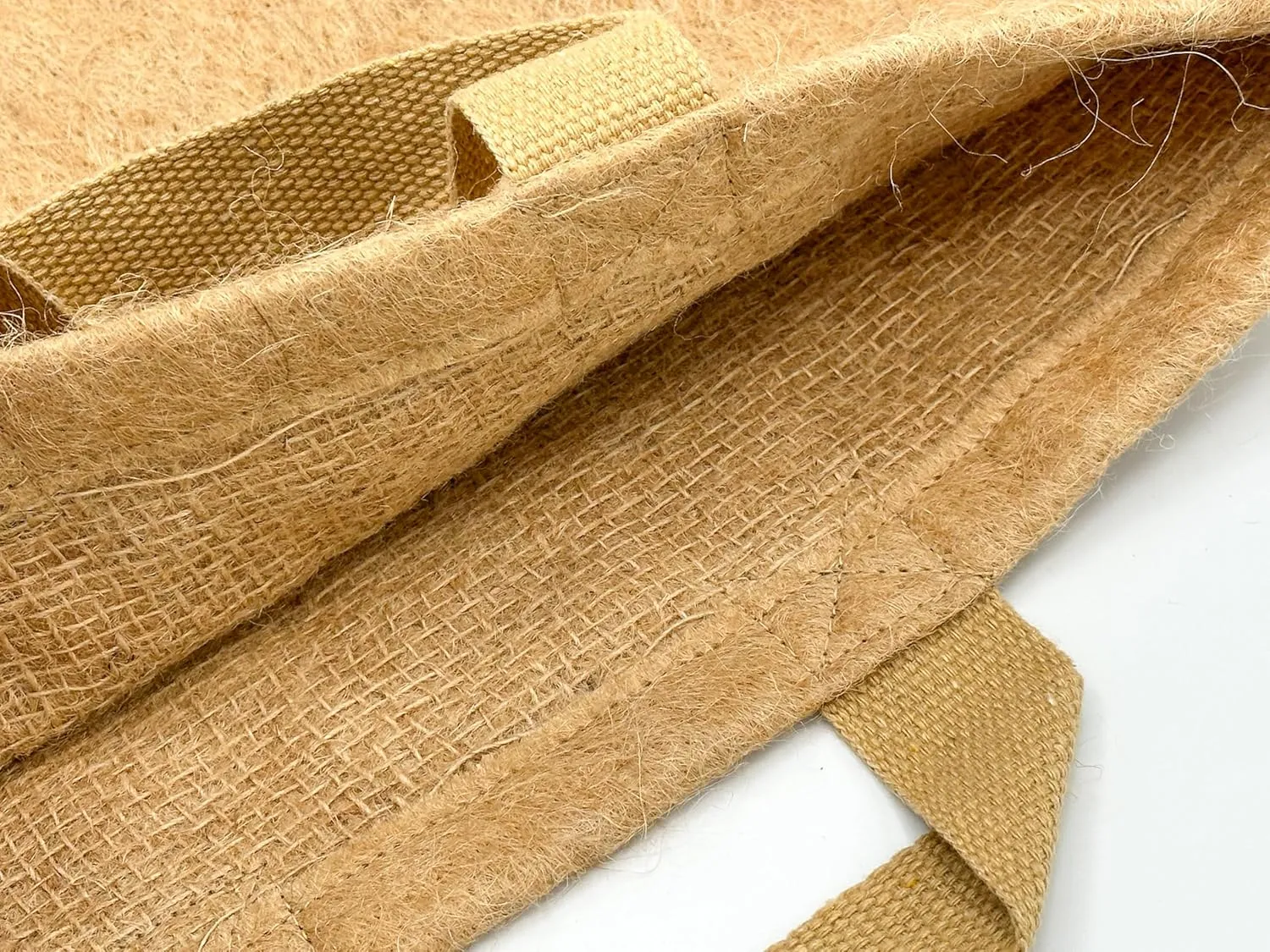 Non-Woven Jute Fabric Grow Bag with Handles, Biodegradeable Pot, 100% Natural Fiber, Breathable, Fast Root Growth, Available in 3 & 5 Gallon. (1, 5 Gallon)