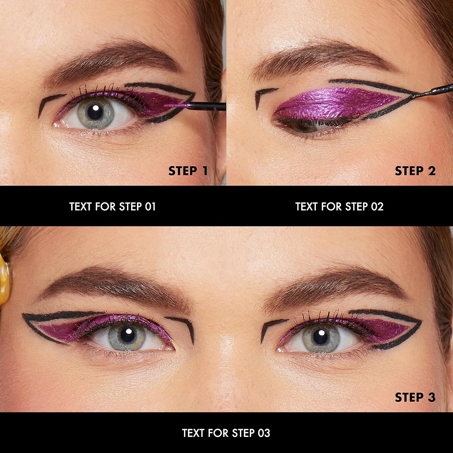 NYX PROFESSIONAL MAKEUP Epic Wear Metallic Liquid Liner, Long-Lasting Waterproof Eyeliner - Black Metal