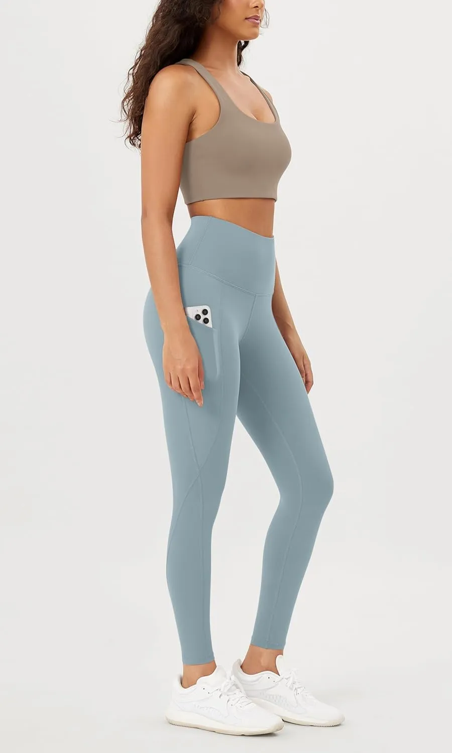 ODODOS ODTHERMAL Women's Fleece Lined Yoga Pants with Pockets - 25" / 28" High Waisted Warm Workout Leggings