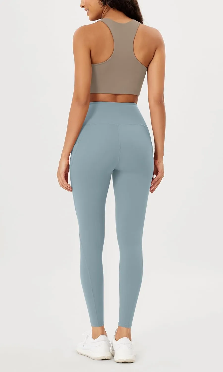 ODODOS ODTHERMAL Women's Fleece Lined Yoga Pants with Pockets - 25" / 28" High Waisted Warm Workout Leggings